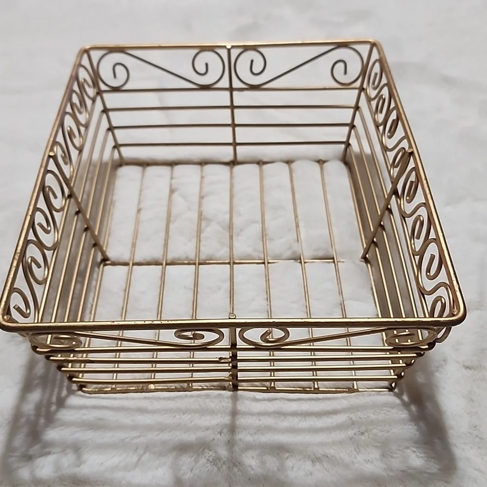STEEL BASKET GOLD COLOR ✨️ - Picture 3 of 5